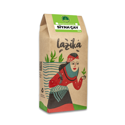 Siyah Çay Bergamot Aromalı Earl Grey 350g — Rize Ardeşen ilk hasat mayıs hasadı, bergamot aromalı, çift filtreli tozsuz siyah çay, 350g