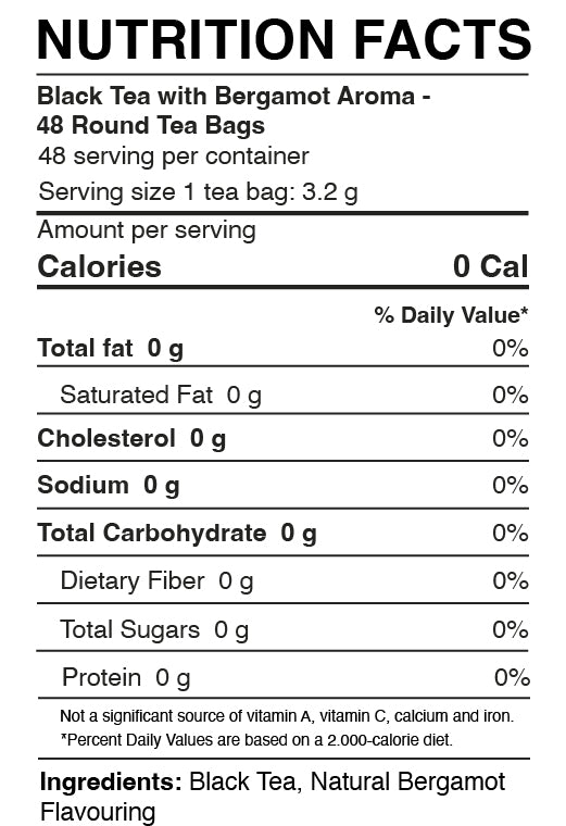 Demlik Poşet Bergamotlu Siyah Çay