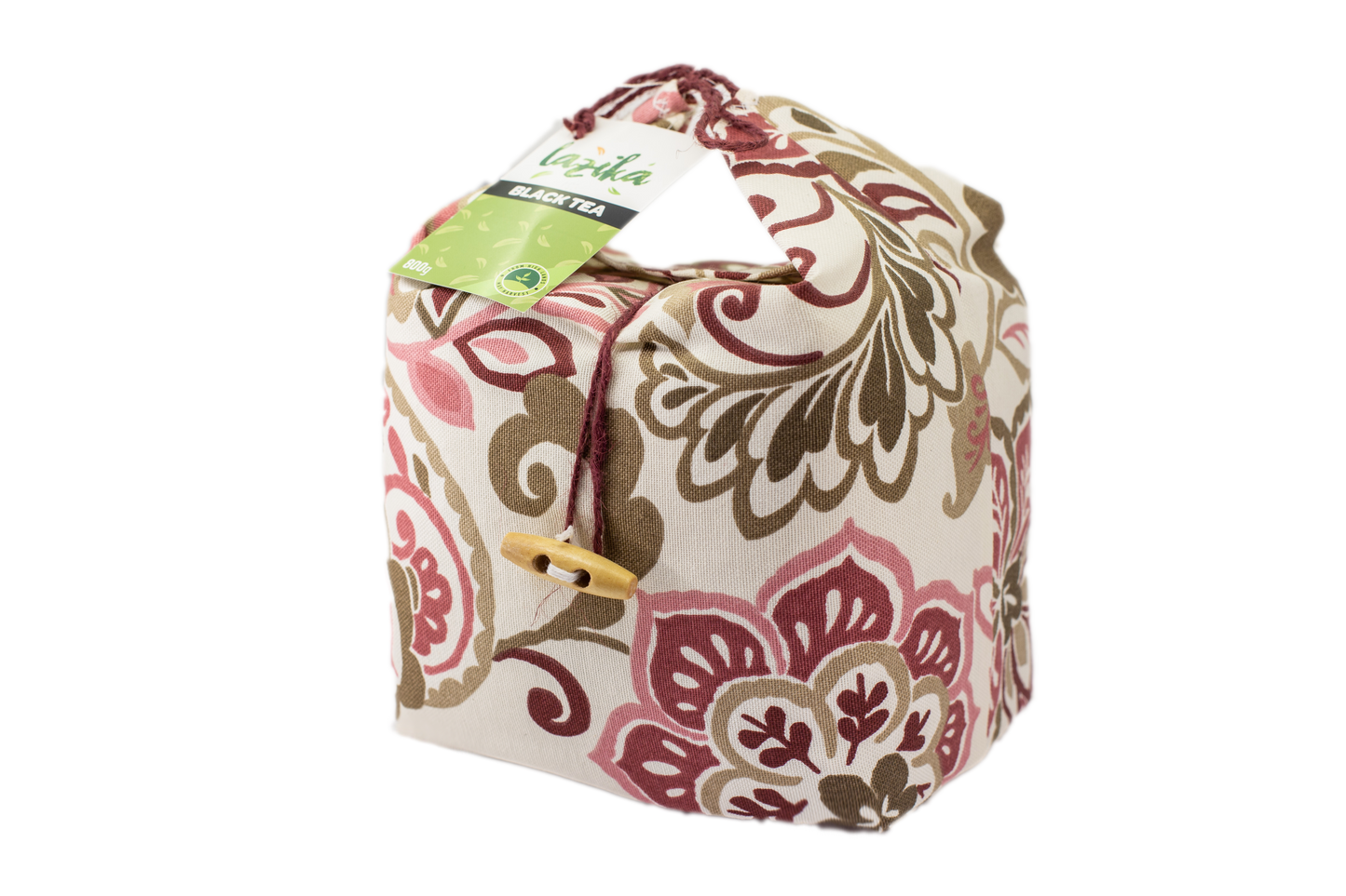 Desenli Bez Ambalaj Siyah Çay