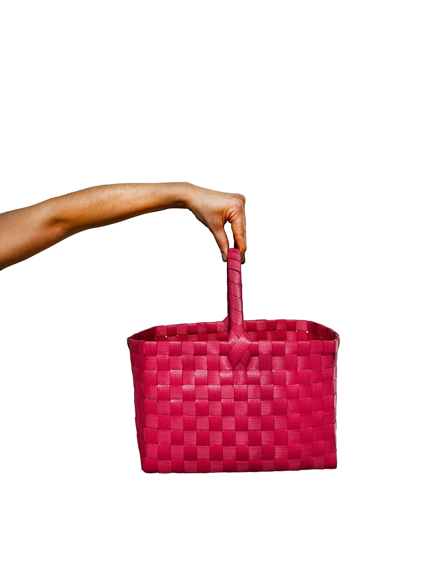 El Yapımı Örgü Sepet