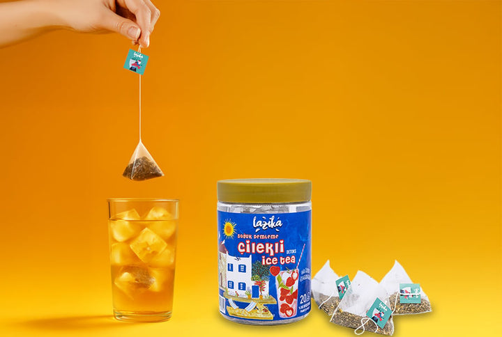 Soğuk Demleme Naneli Çilekli Aromalı Detoks Çayı