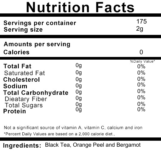 Portakal-Bergamot Aromalı Siyah Çay