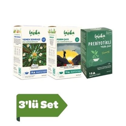 Avantajlı Set Yemek Sonrası Form Çayı ve Prebiyotikli Yeşil Çay