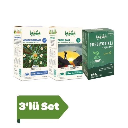 Avantajlı Set Yemek Sonrası Form Çayı ve Prebiyotikli Yeşil Çay