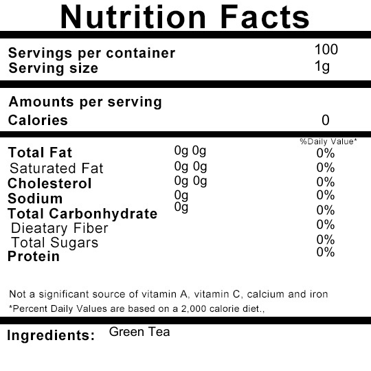El Yapımı Yeşil Çay