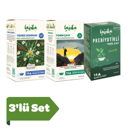 Avantajlı Set Yemek Sonrası Form Çayı ve Prebiyotikli Yeşil Çay