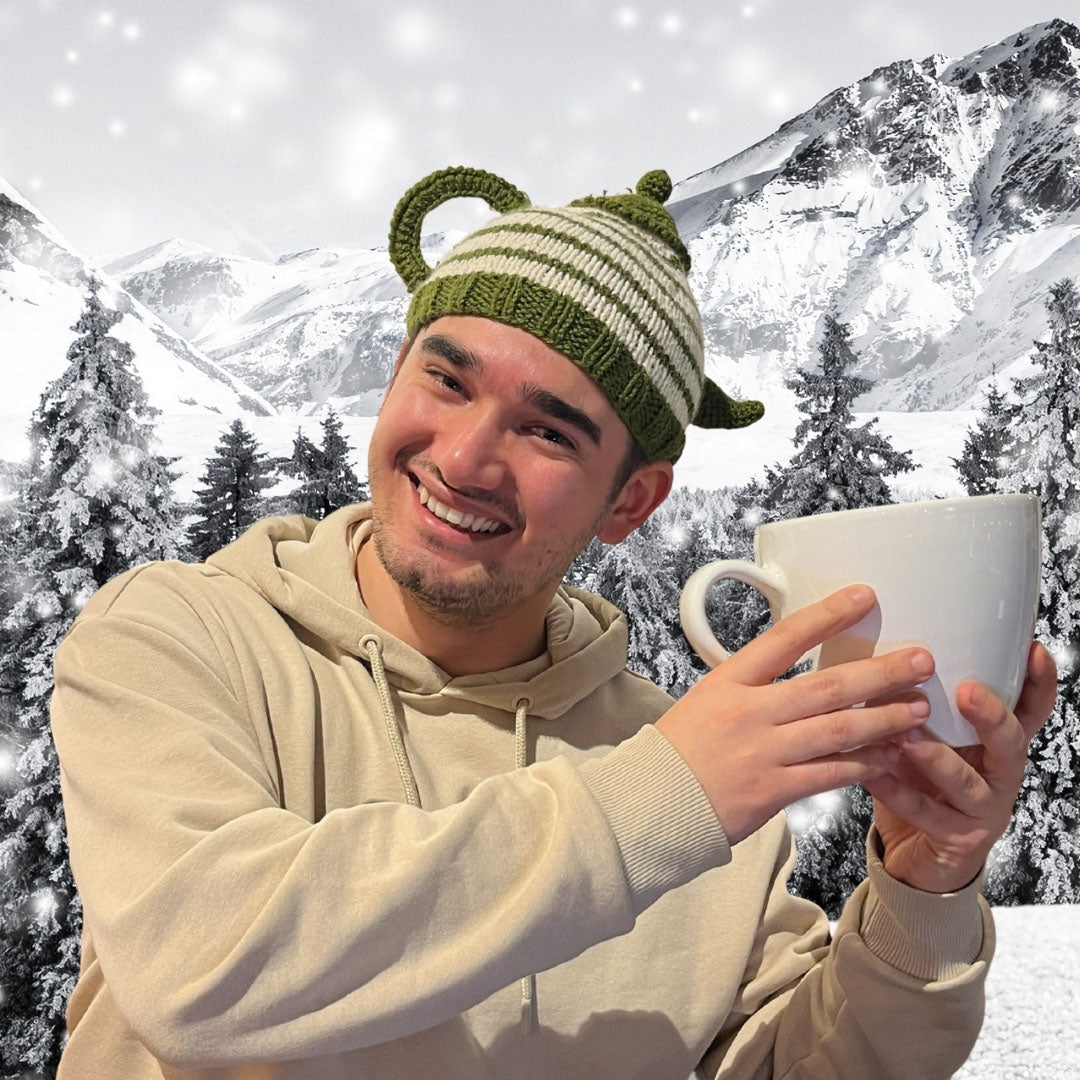 El Yapımı Örgü Demlik Bere