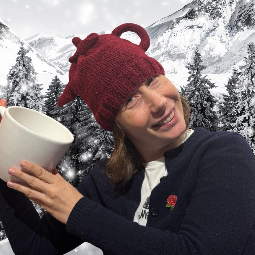 El Yapımı Örgü Demlik Bere