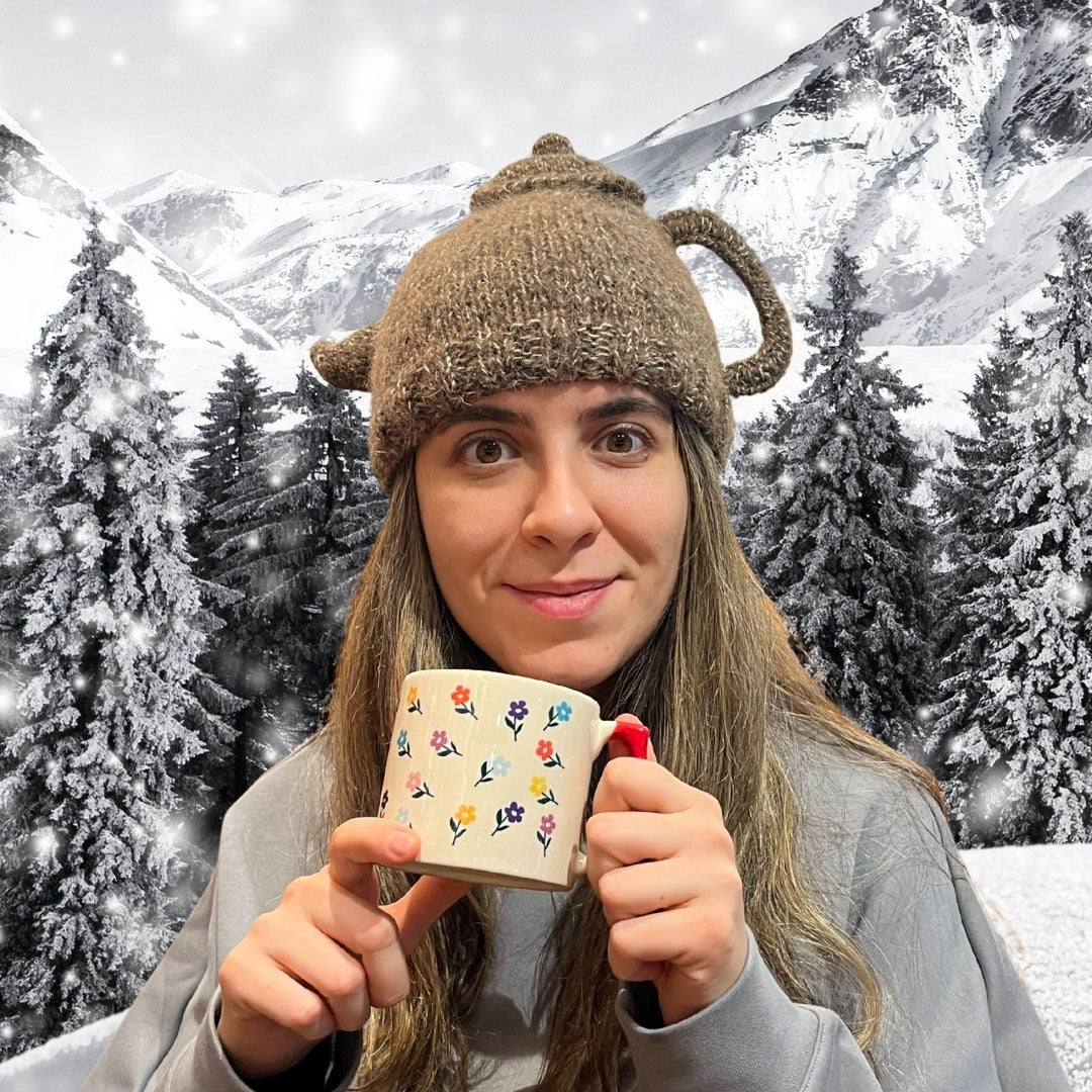 El Yapımı Örgü Demlik Bere