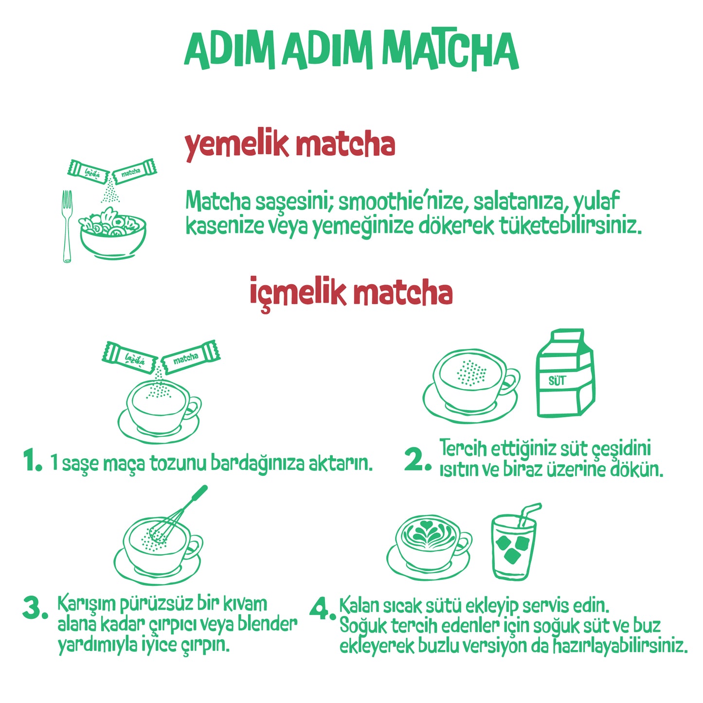 Prebiyotik Matcha, 7 saşe, 35 gr
