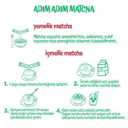 Prebiyotik Matcha, 7 saşe, 35 gr