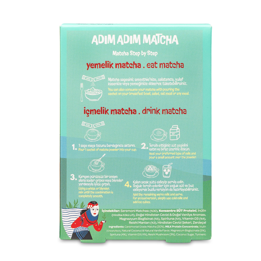 Longevity Matcha, 7 sachets, 35 g
