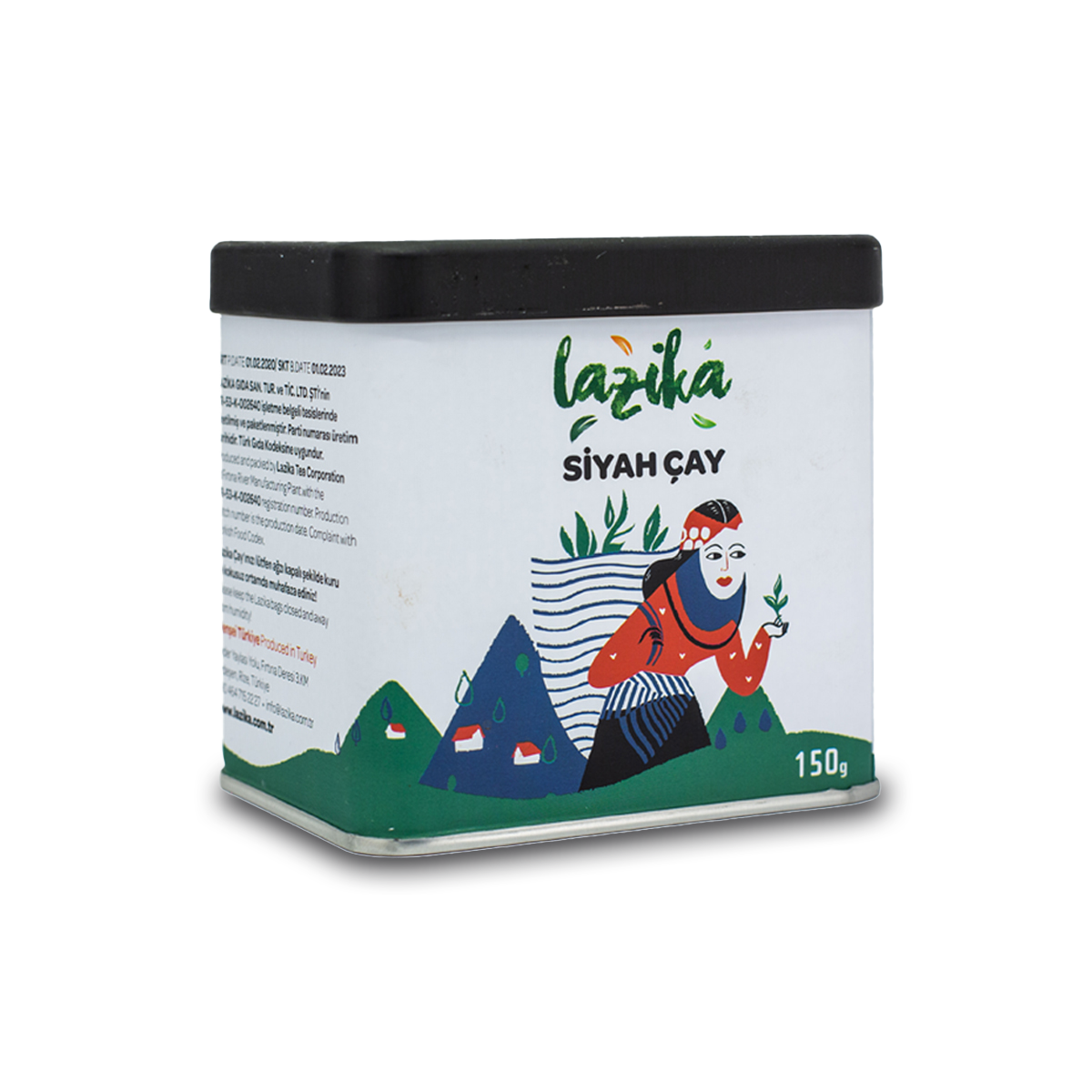 Siyah Çay Metal Kutu