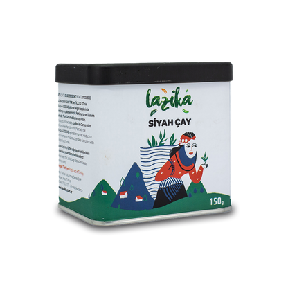 Siyah Çay Metal Kutu