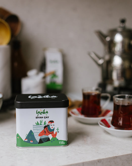 Siyah Çay Metal Kutu