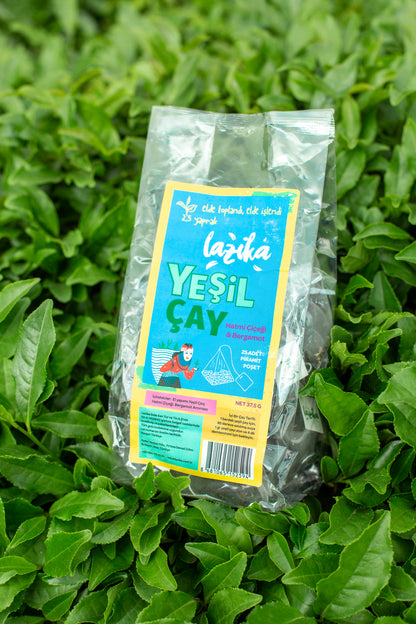 Yeşil Çay Bergamot, Hatmi Çiçeği Piramit Poşet