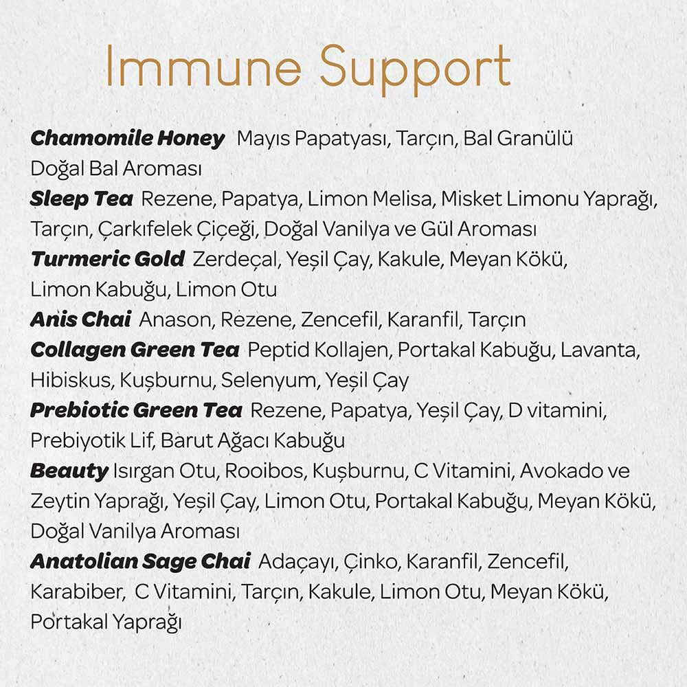 Bağışıklık Destekleyici Bitki Çayı Seti