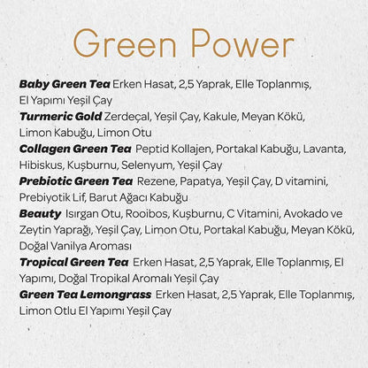 Green Power Yeşil Çay Seti