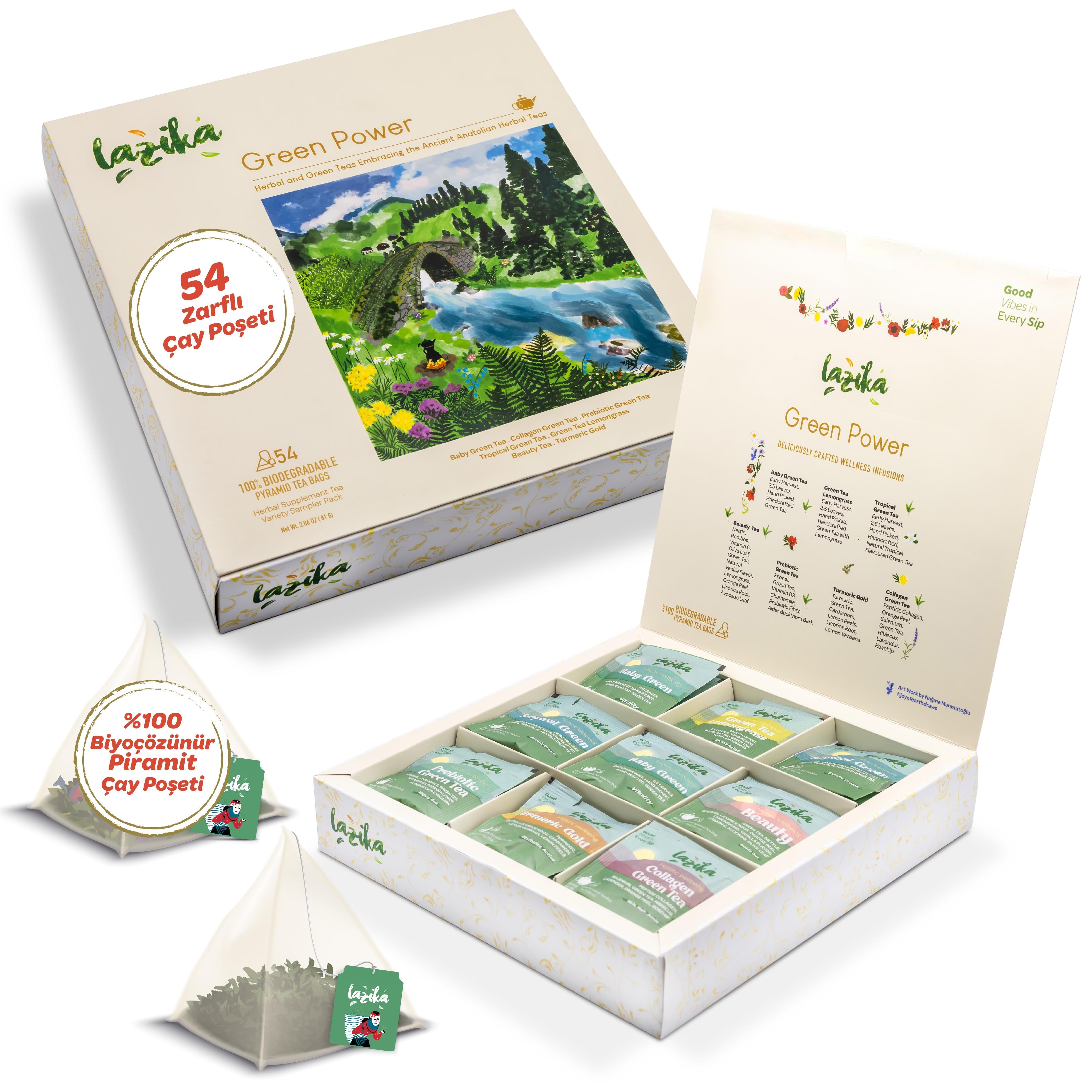 Green Power Yeşil Çay Seti – Lazika