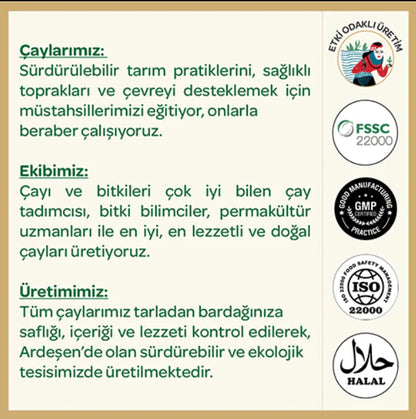 Türk Yaprak Siyah Çayı 15 Adet