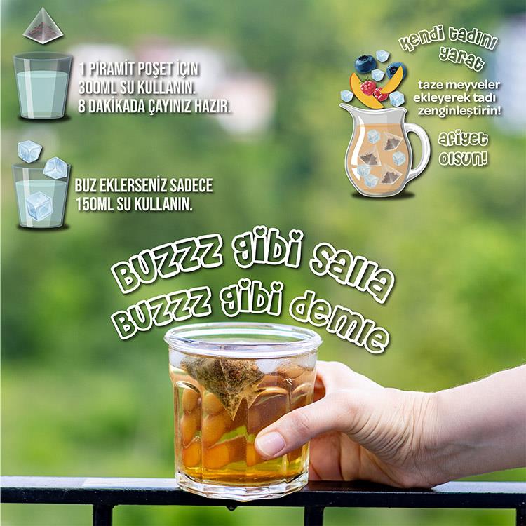 Soğuk Demleme Naneli Mango Aromalı  Detoks Soğuk Çay