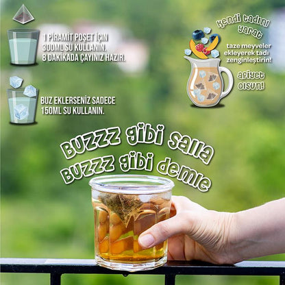 Soğuk Demleme Naneli Mango Aromalı  Detoks Soğuk Çay