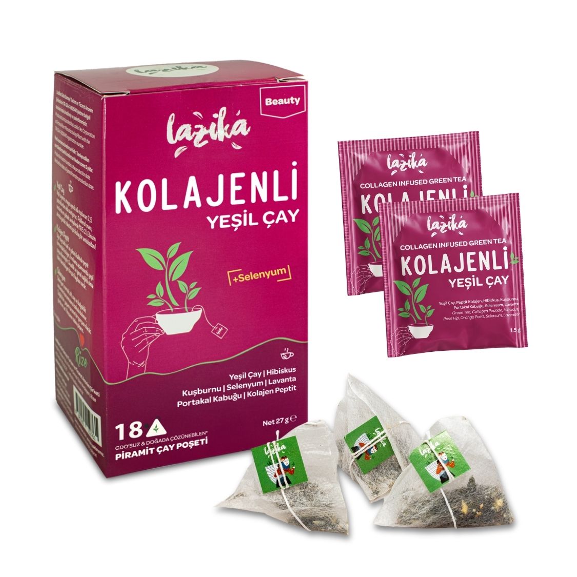 Collagen Infused Green Tea