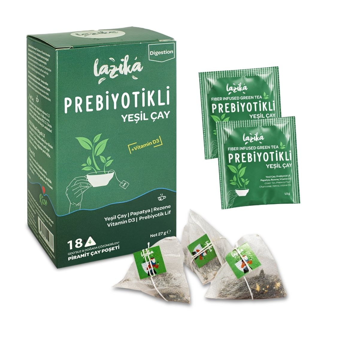 Prebiyotikli Yeşil Çay