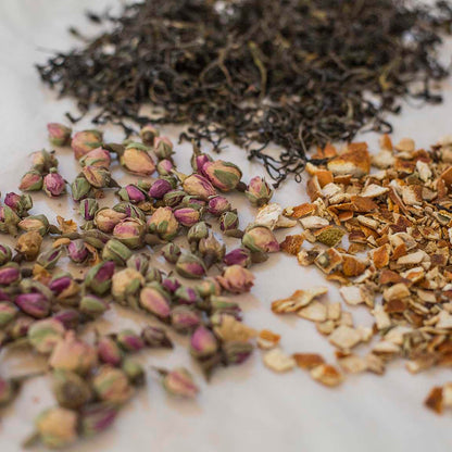 Yeşil Çay Harmanı Portakal Kabuğu, Gül